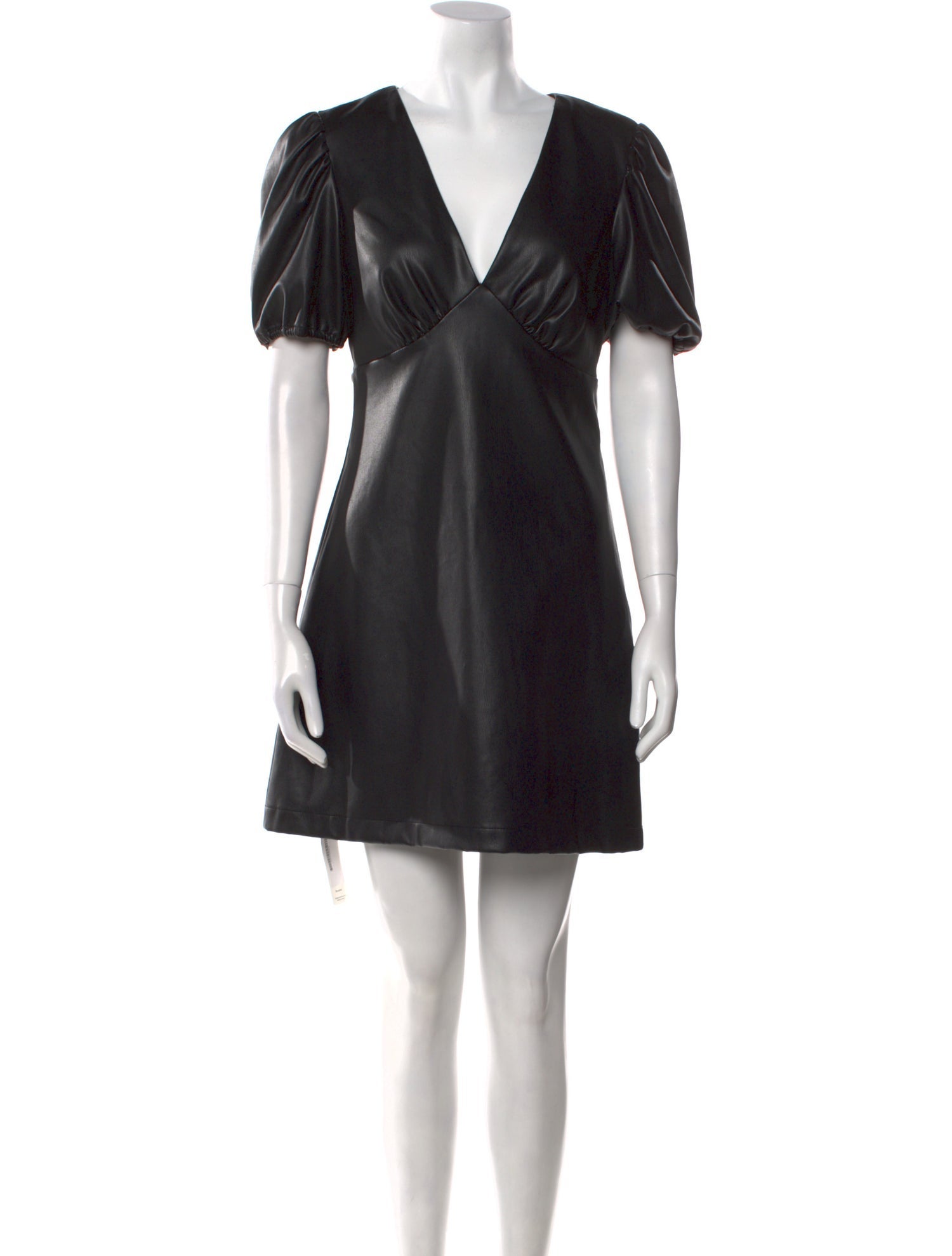 Staud V-Neck Mini Dress