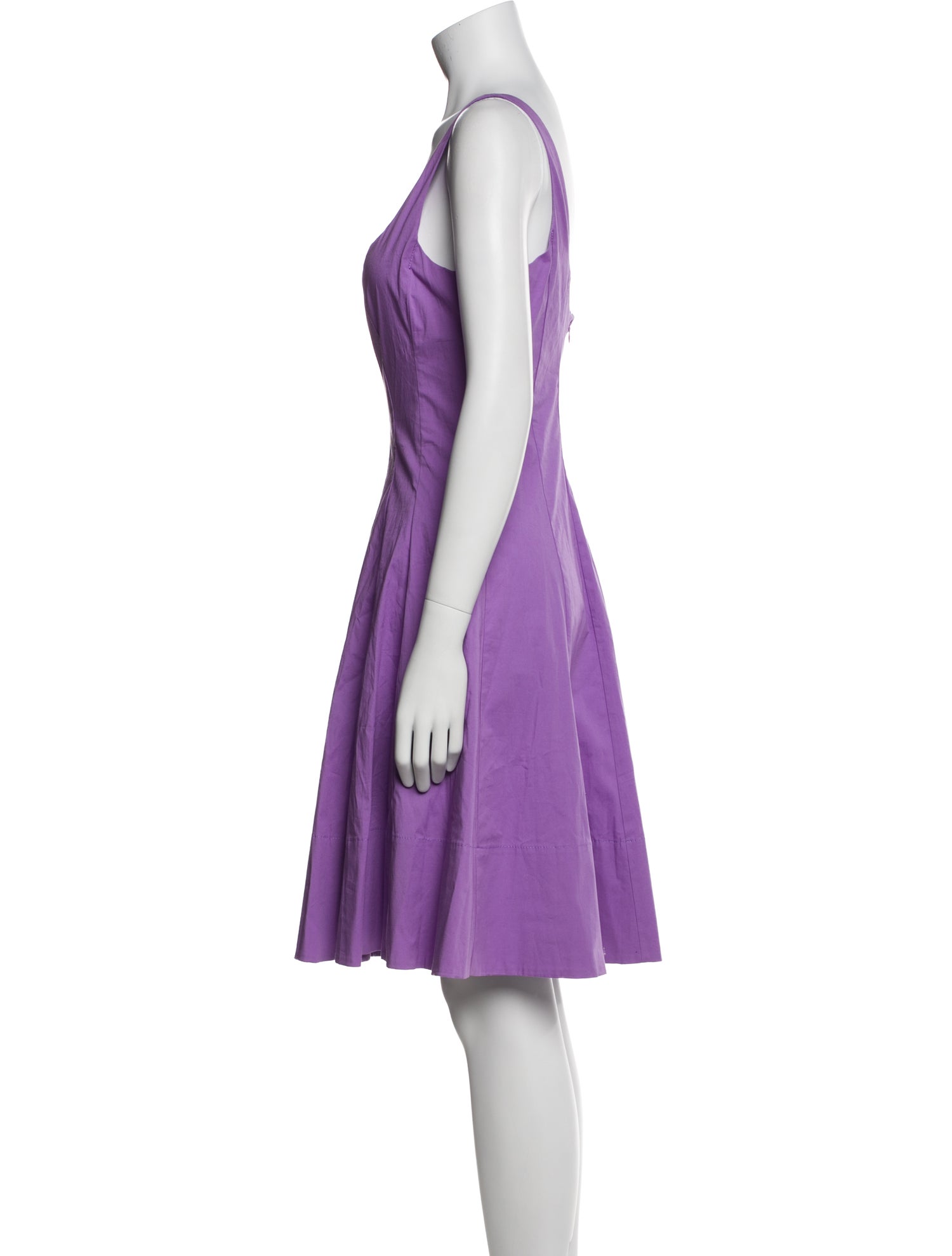 Staud Square Neckline Knee-Length Dress w/ Tags