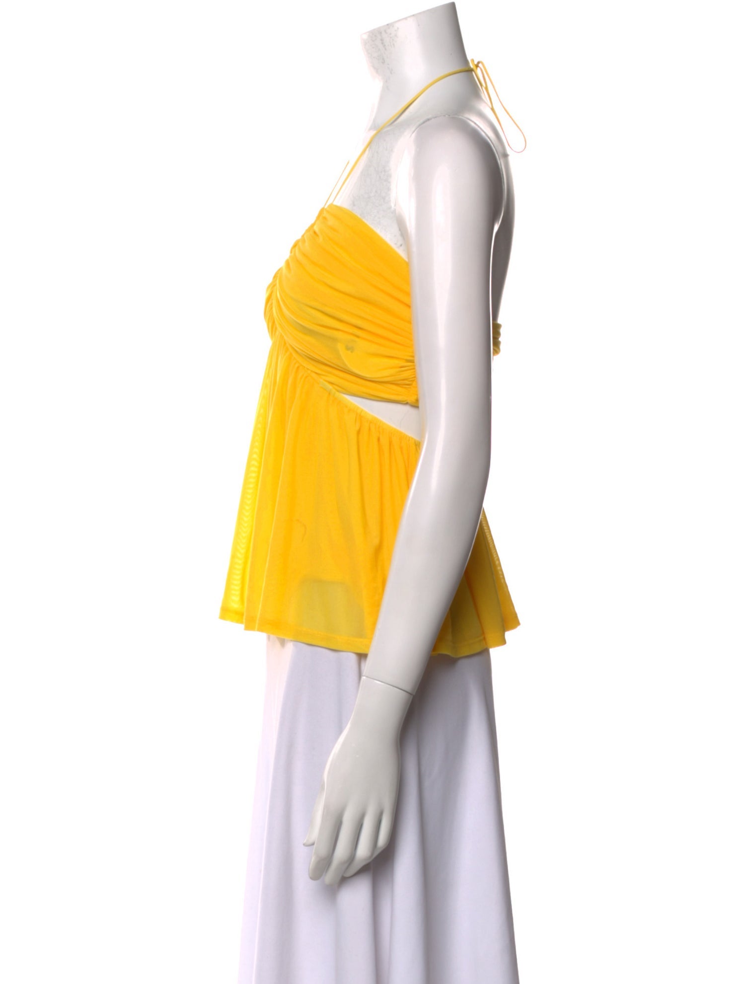 Staud Nylon V-Neck Crop Top w/ Tags