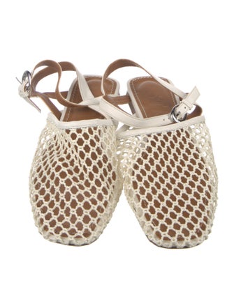 Staud Leather Slingback Flats