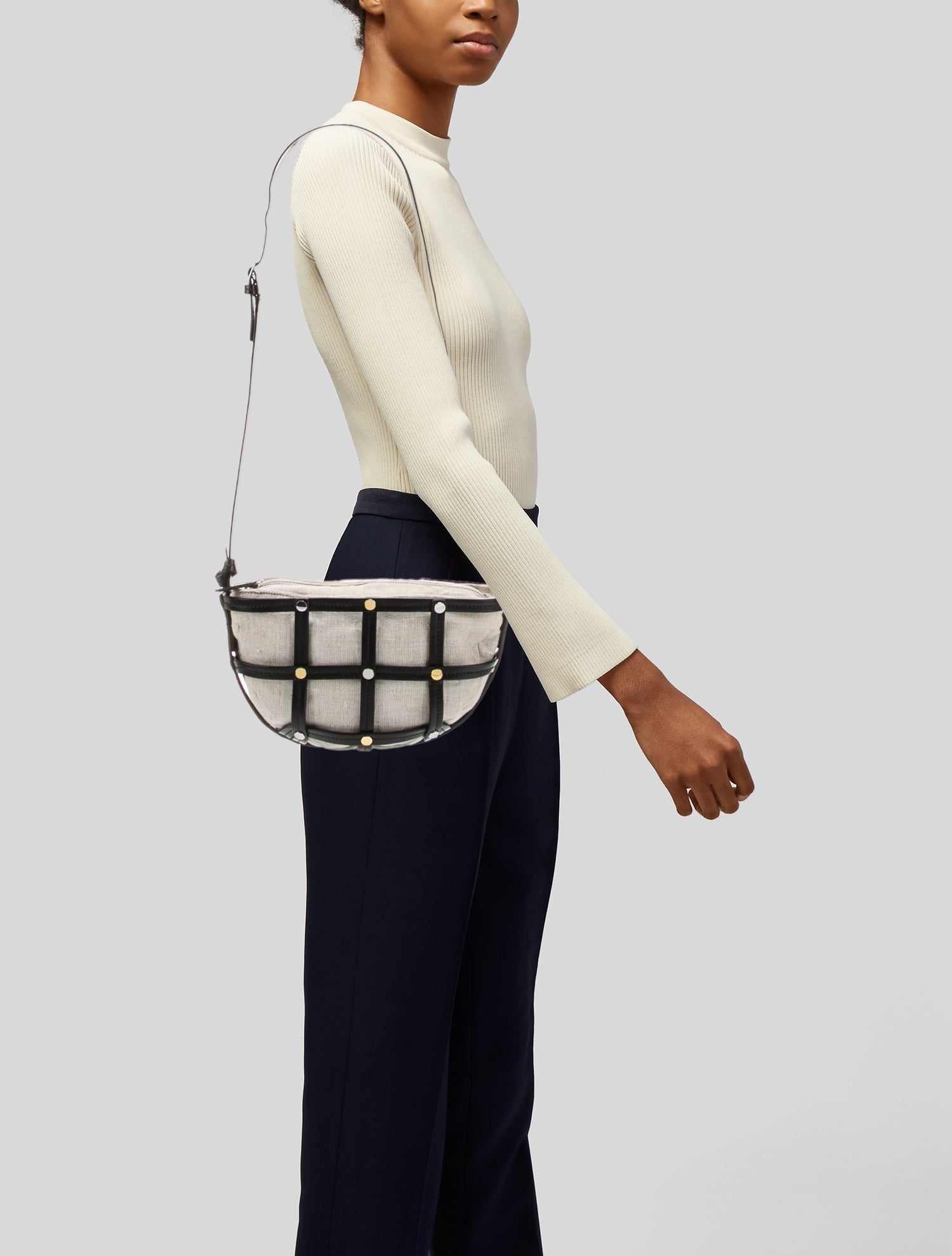 Staud Canvas Shoulder Bag