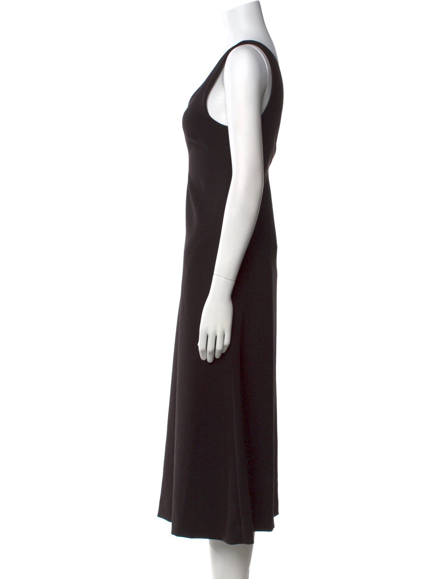 Staud V-Neck Midi Length Dress w/ Tags