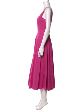 Staud Square Neckline Long Dress