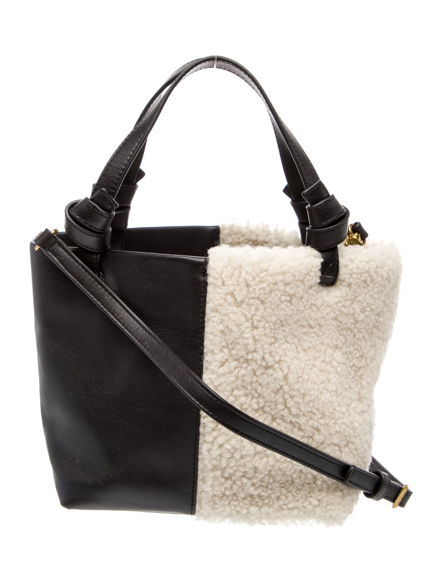 Staud Leather Top Handle Bag