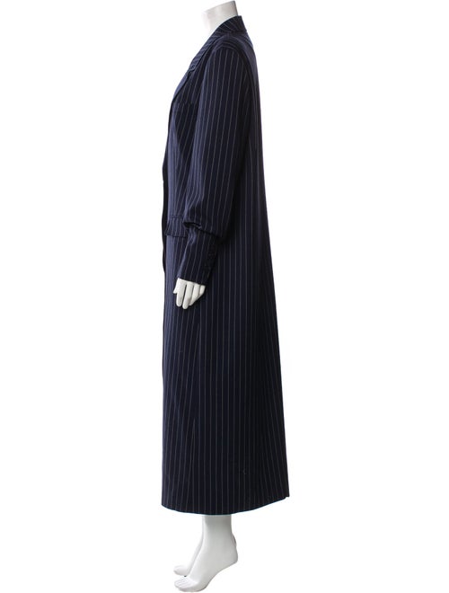 Staud Striped Faux Fur Coat