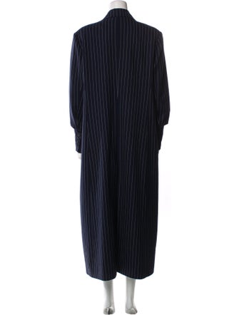 Staud Striped Faux Fur Coat