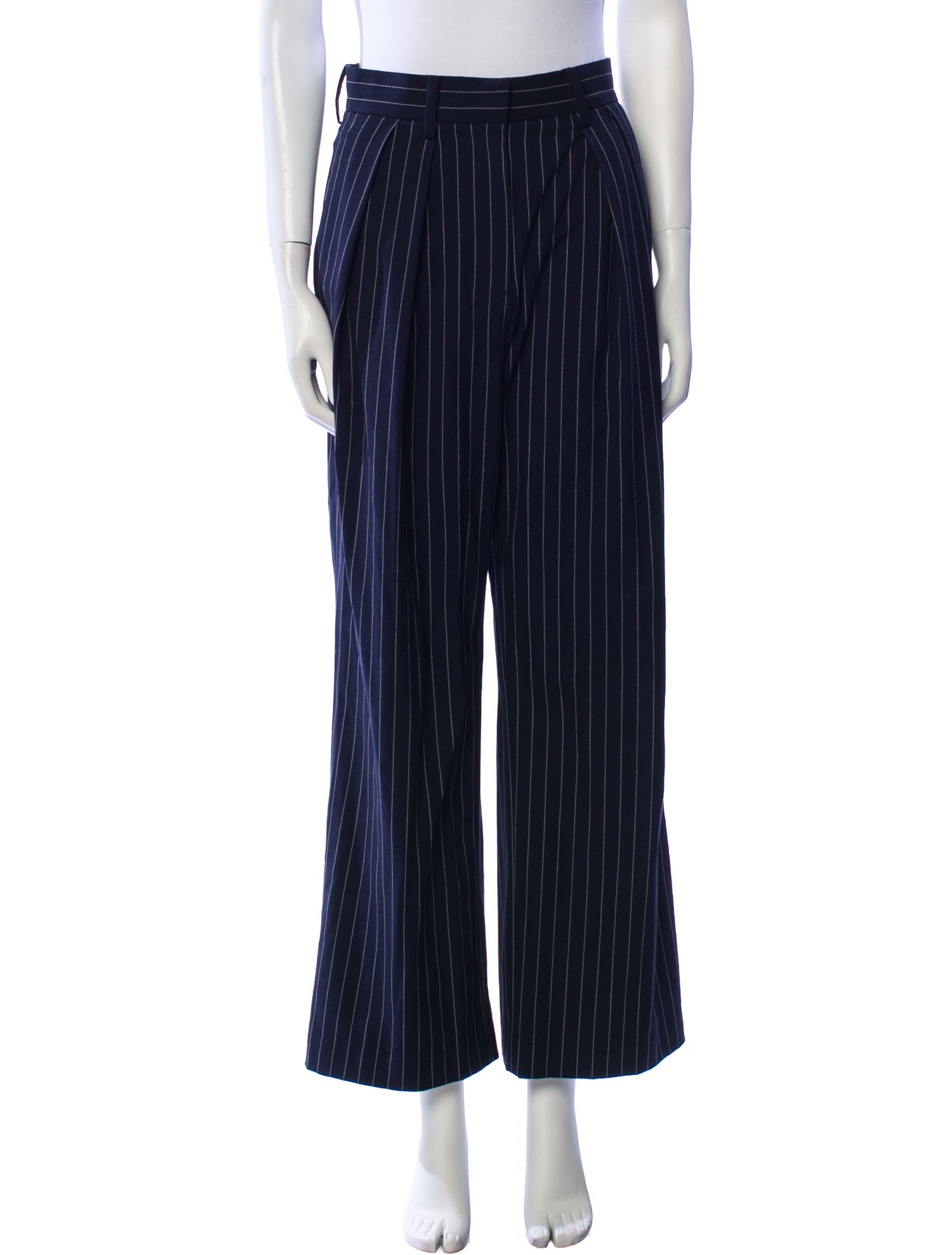 Staud Striped Straight Leg Pants