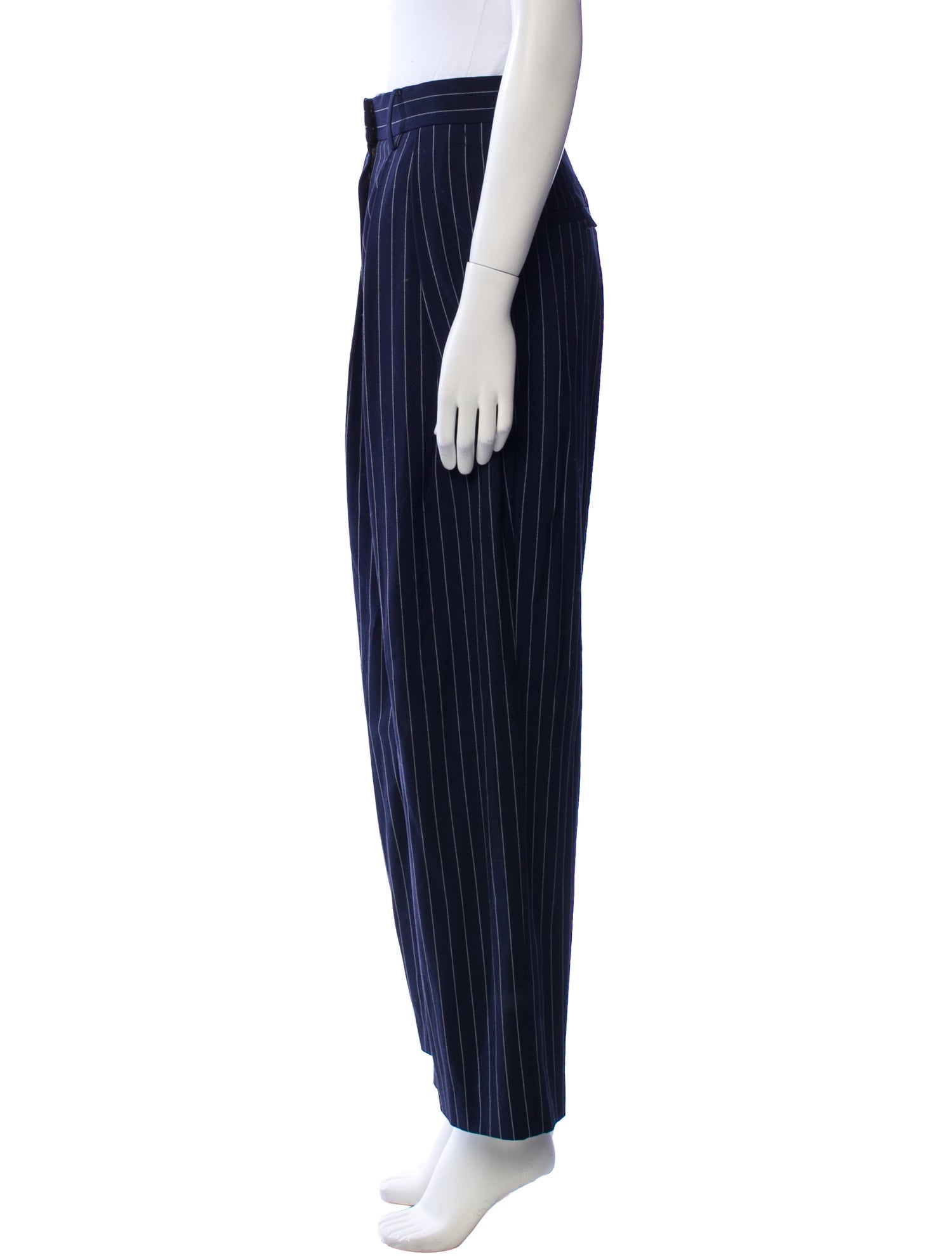 Staud Striped Straight Leg Pants