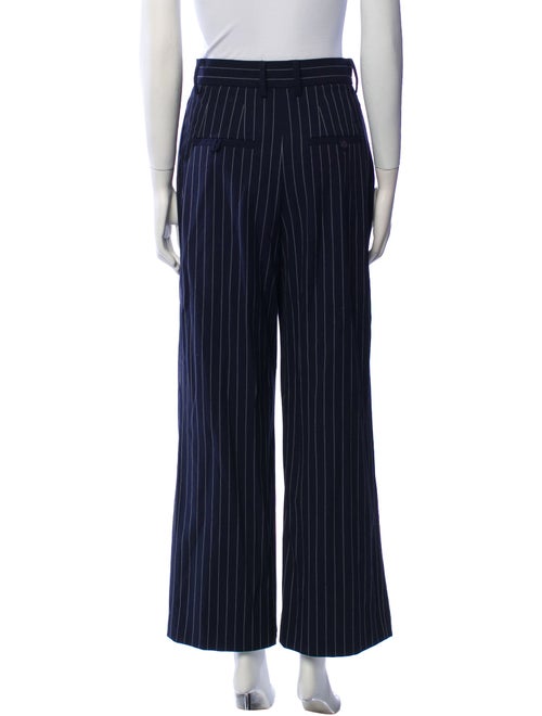 Staud Striped Straight Leg Pants