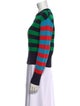 Staud Striped Crew Neck Sweater