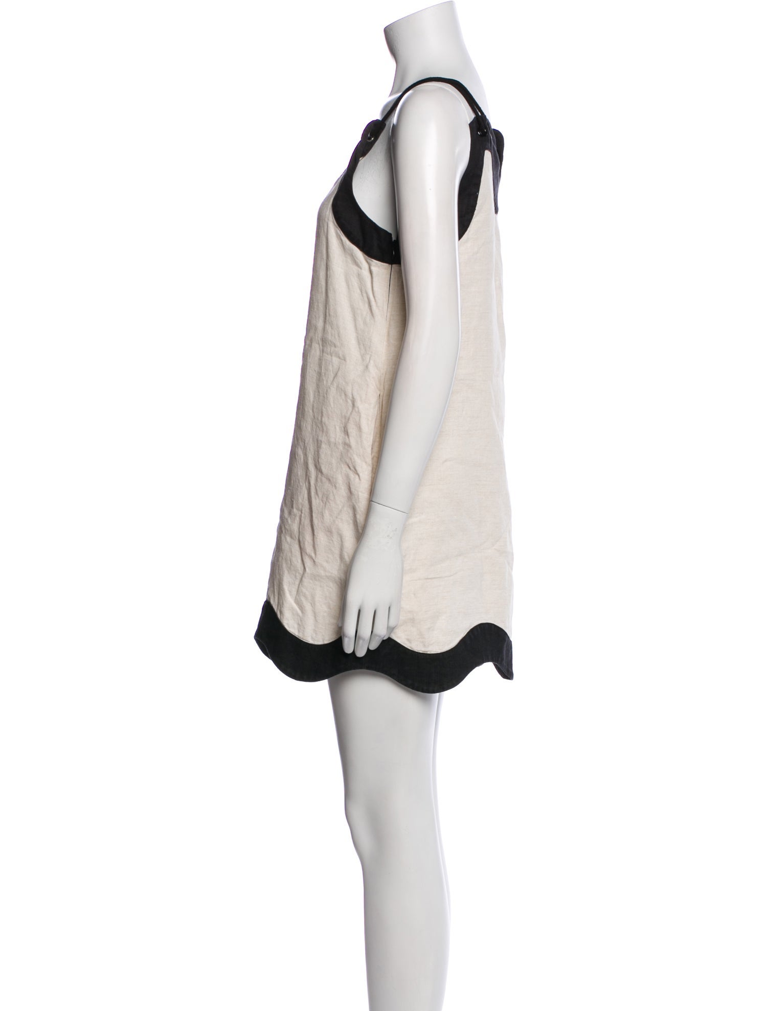 Staud Linen Mini Dress