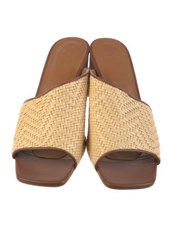 Staud Raffia Slides