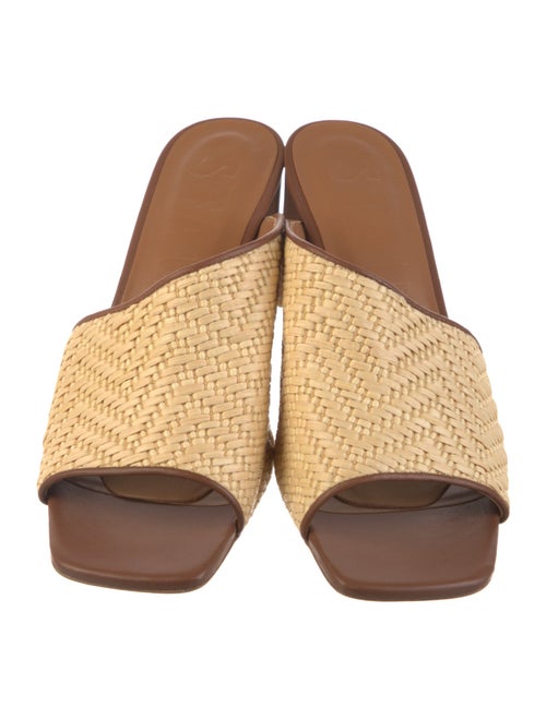Staud Raffia Slides