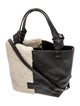 Staud Shearling Top Handle Bag