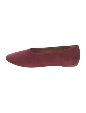 Staud Suede Ballet Flats