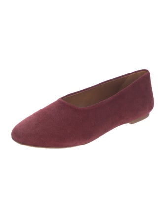 Staud Suede Ballet Flats