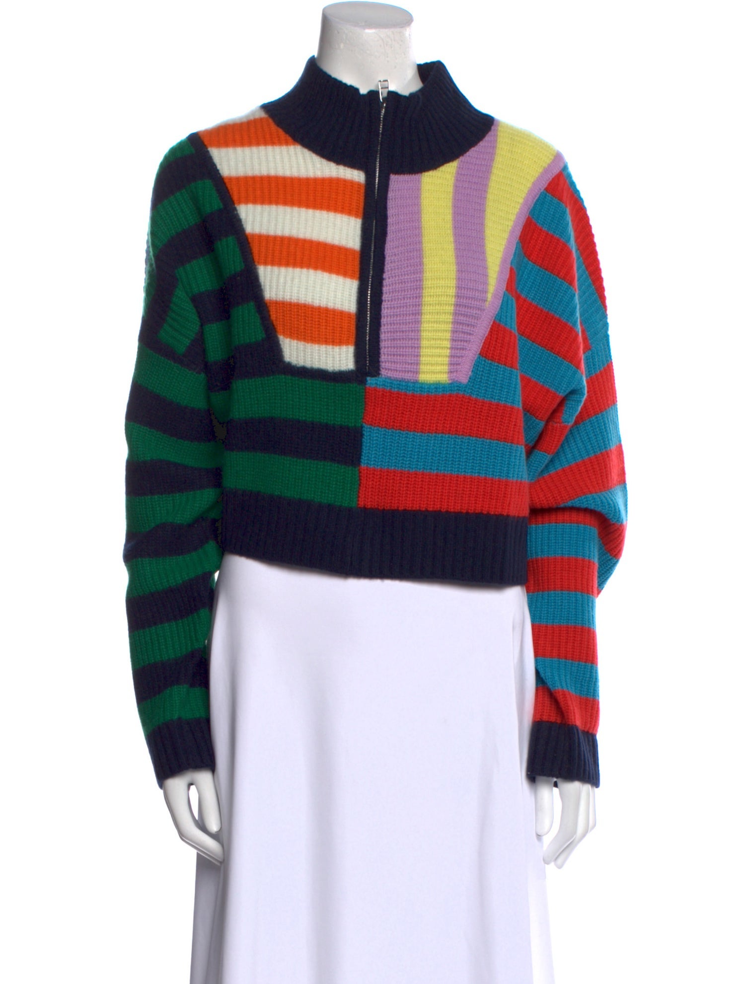 Staud Cashmere Striped Sweater w/ Tags