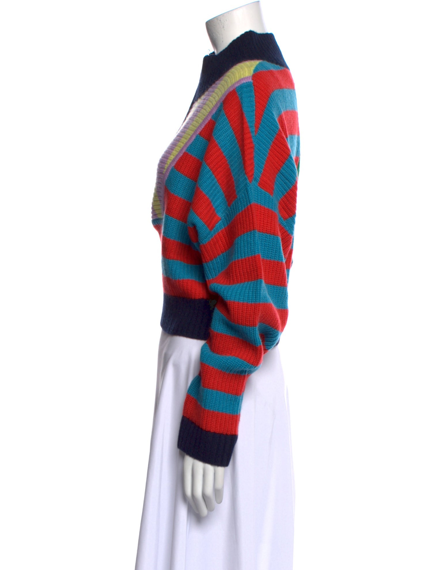 Staud Cashmere Striped Sweater w/ Tags