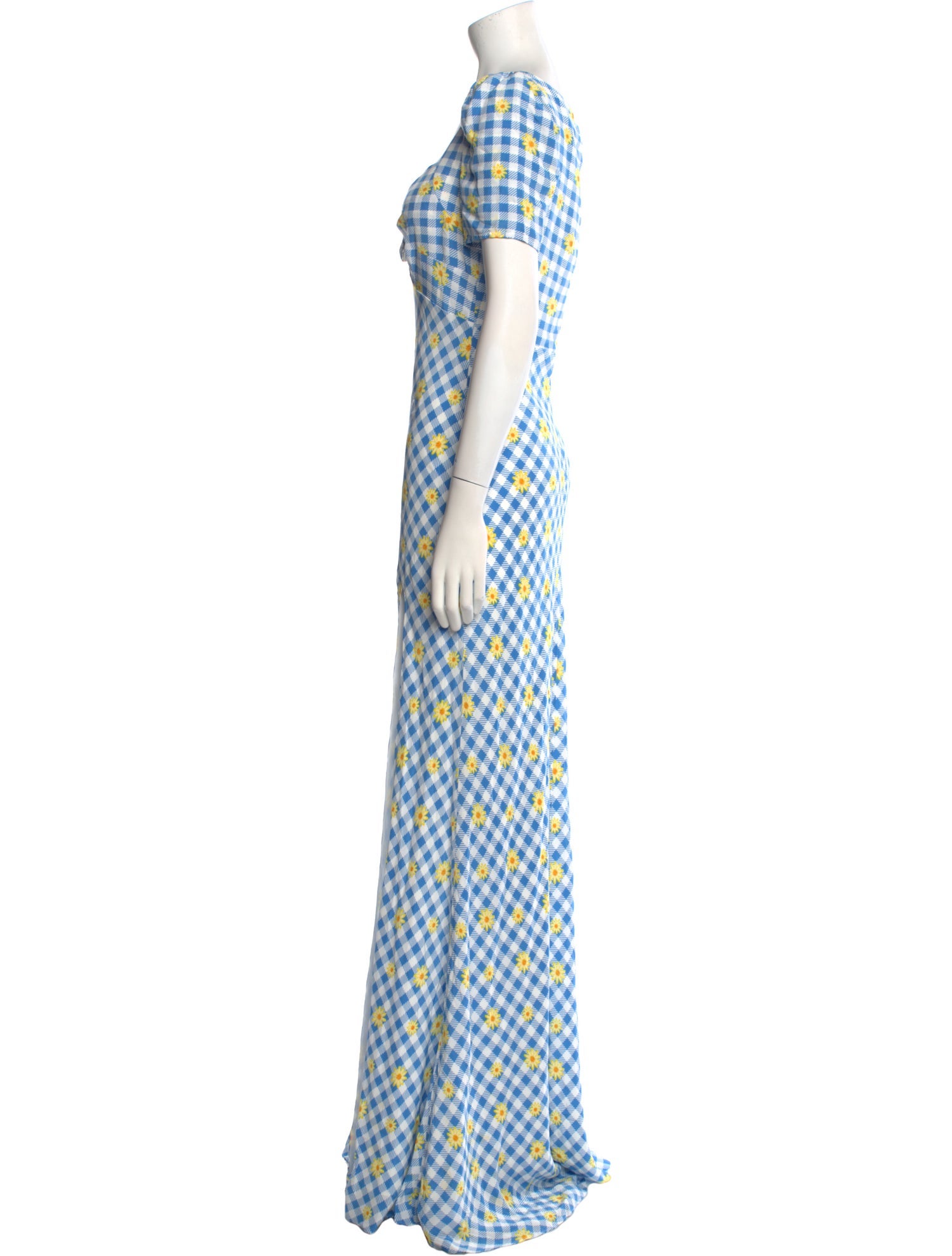 Staud Printed Long Dress