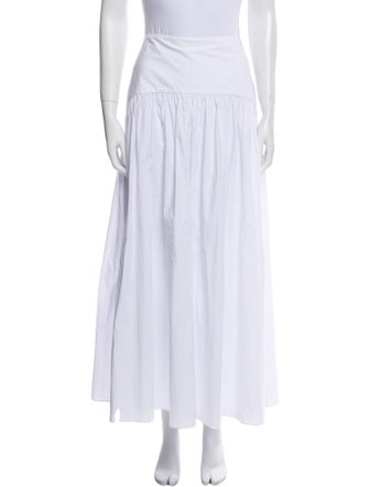 Staud Ruffle Embellishment Midi Length Skirt