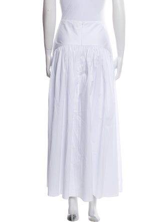 Staud Ruffle Embellishment Midi Length Skirt