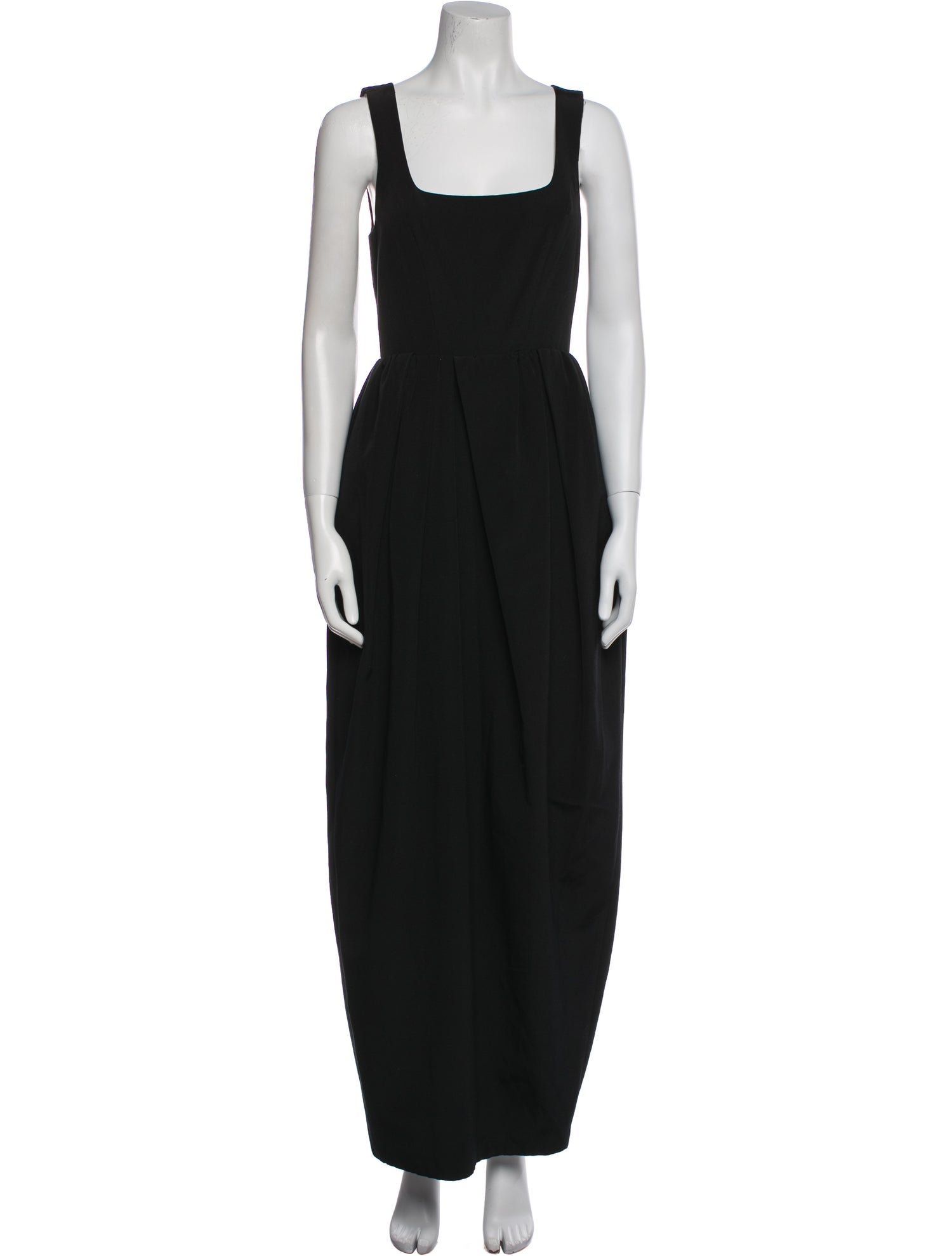 Staud Square Neckline Long Dress