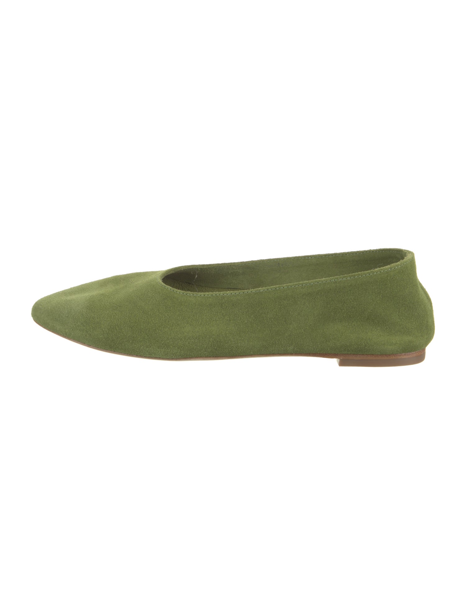 Staud Suede Ballet Flats