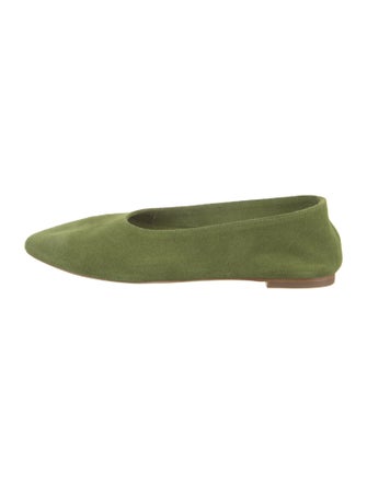Staud Suede Ballet Flats