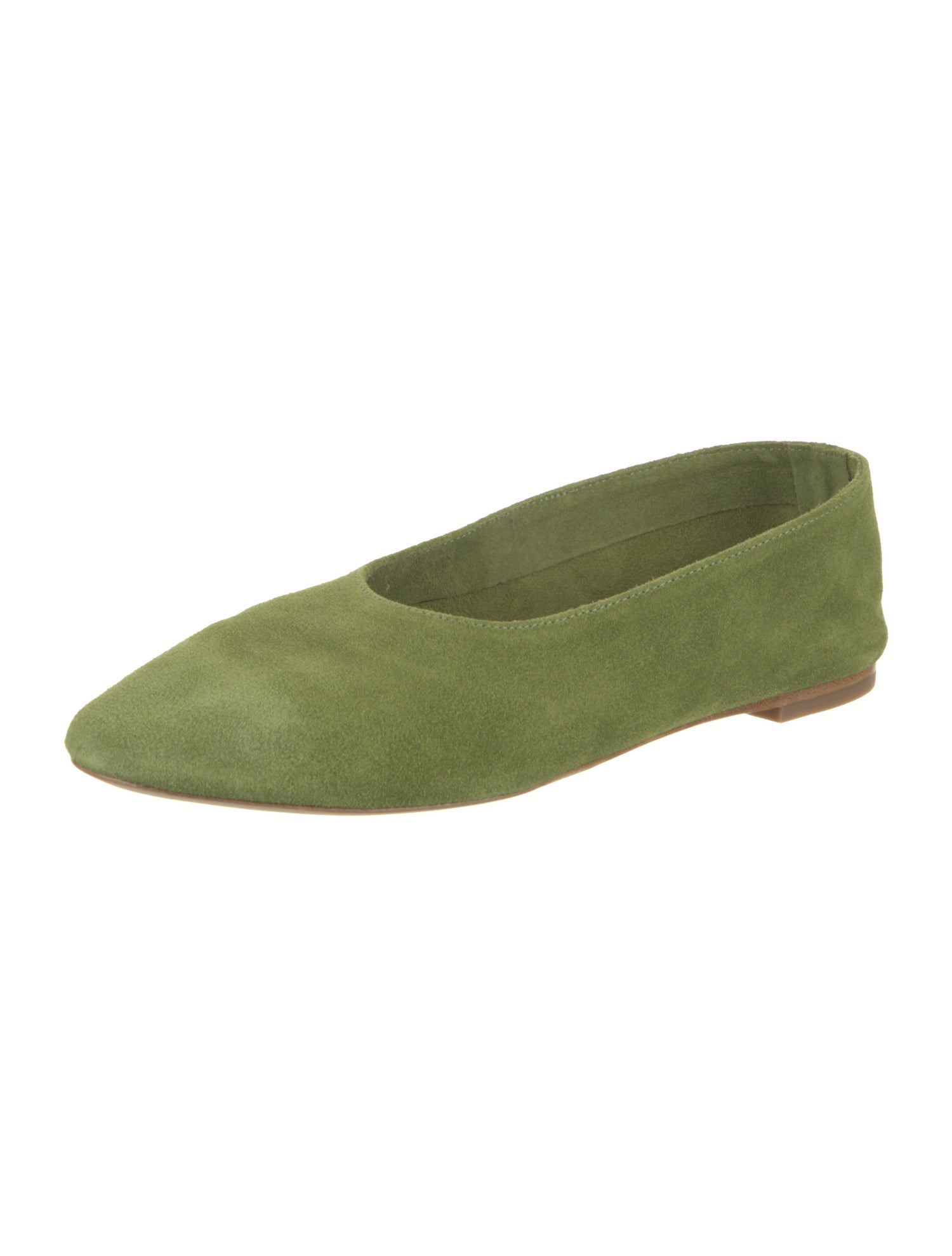 Staud Suede Ballet Flats