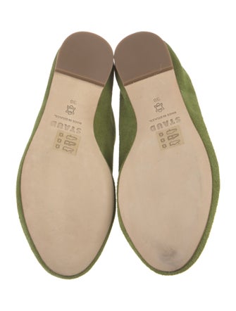 Staud Suede Ballet Flats