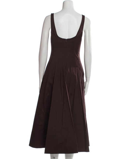 Staud Square Neckline Long Dress