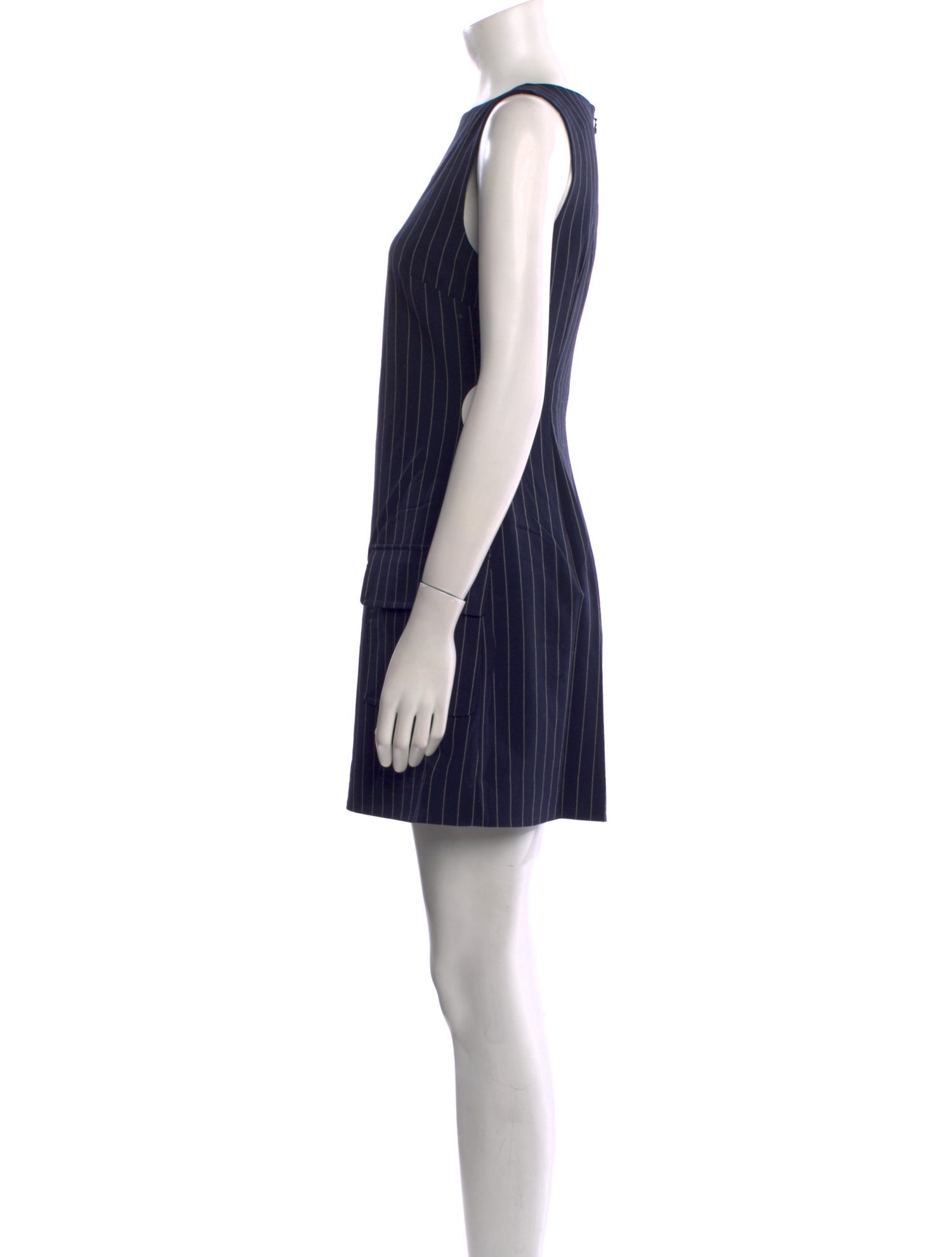 Staud Striped Mini Dress