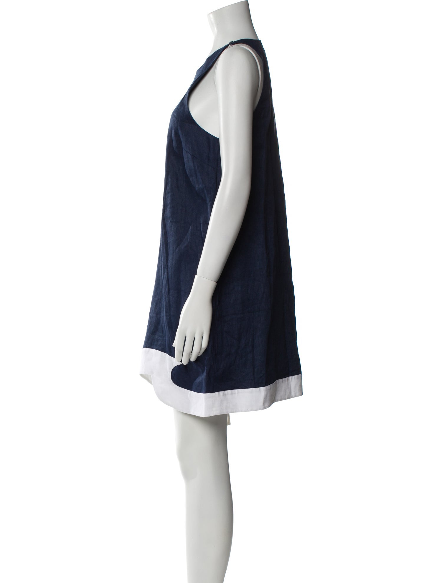 Staud Linen Mini Dress