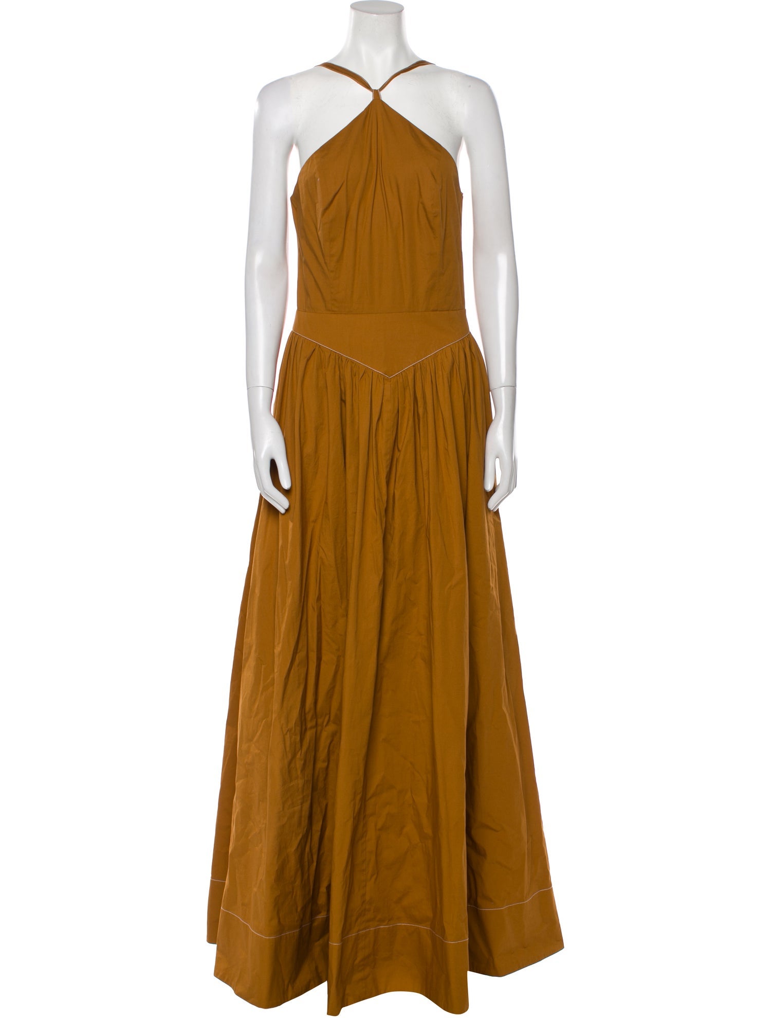 Staud Halterneck Long Dress