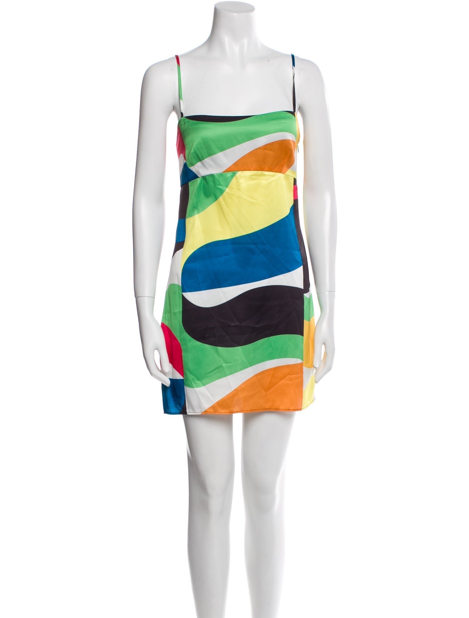 Staud Printed Mini Dress