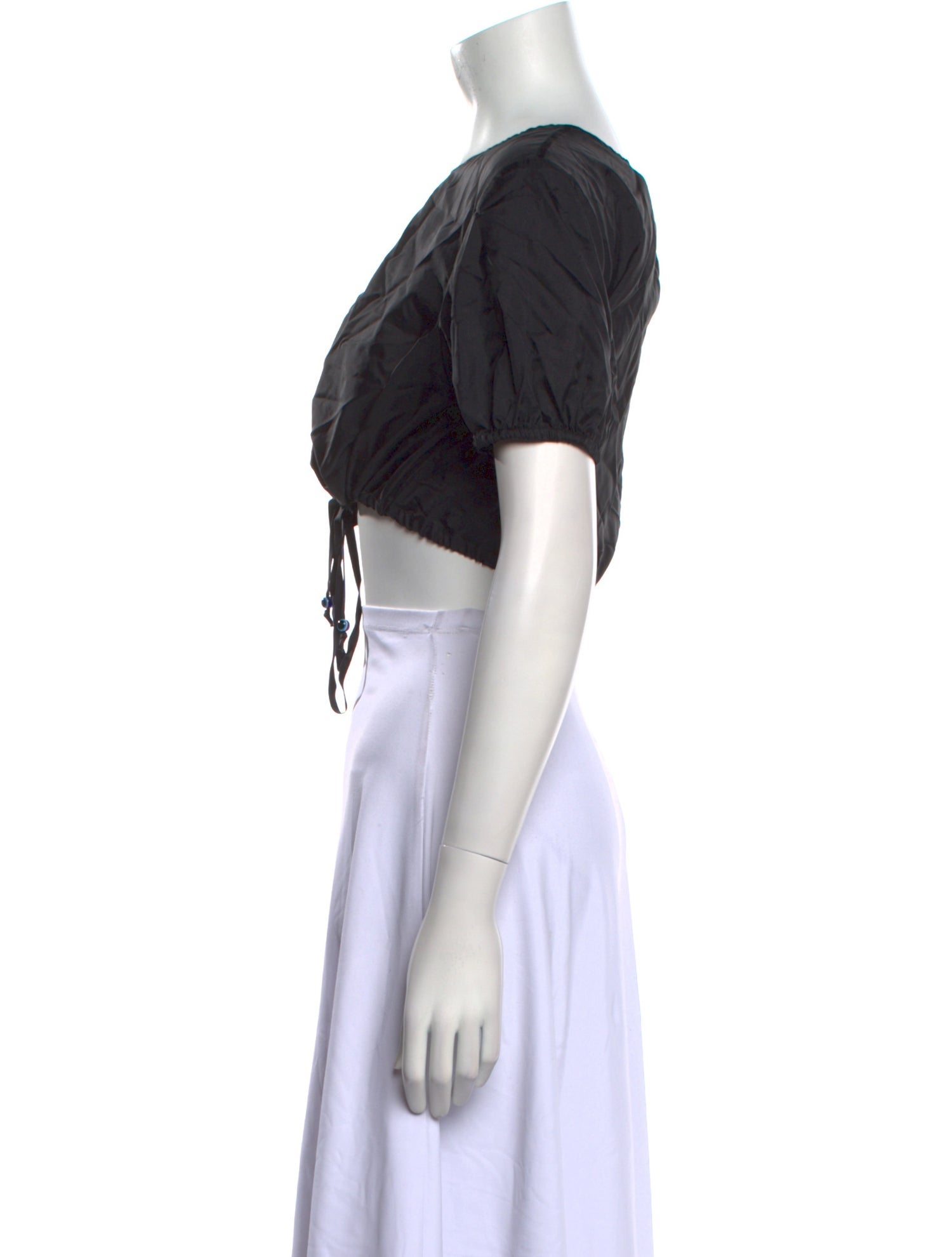 Staud Nylon Scoop Neck Crop Top w/ Tags