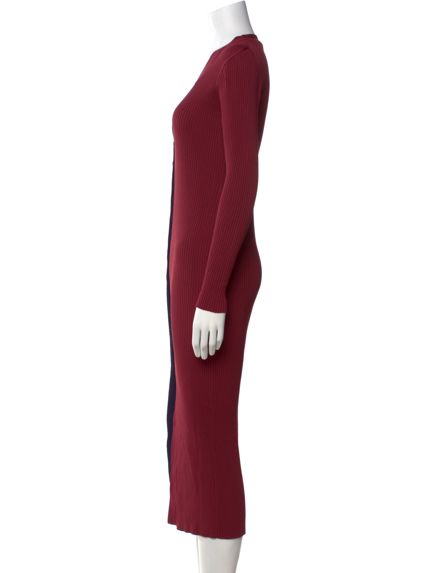 Staud Colorblock Pattern Long Dress w/ Tags