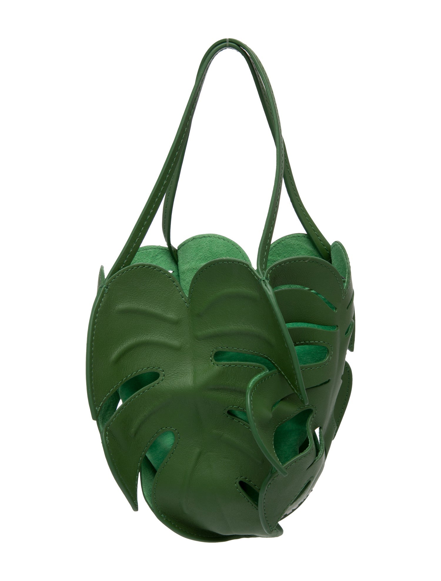 Staud Leather Top Handle Bag