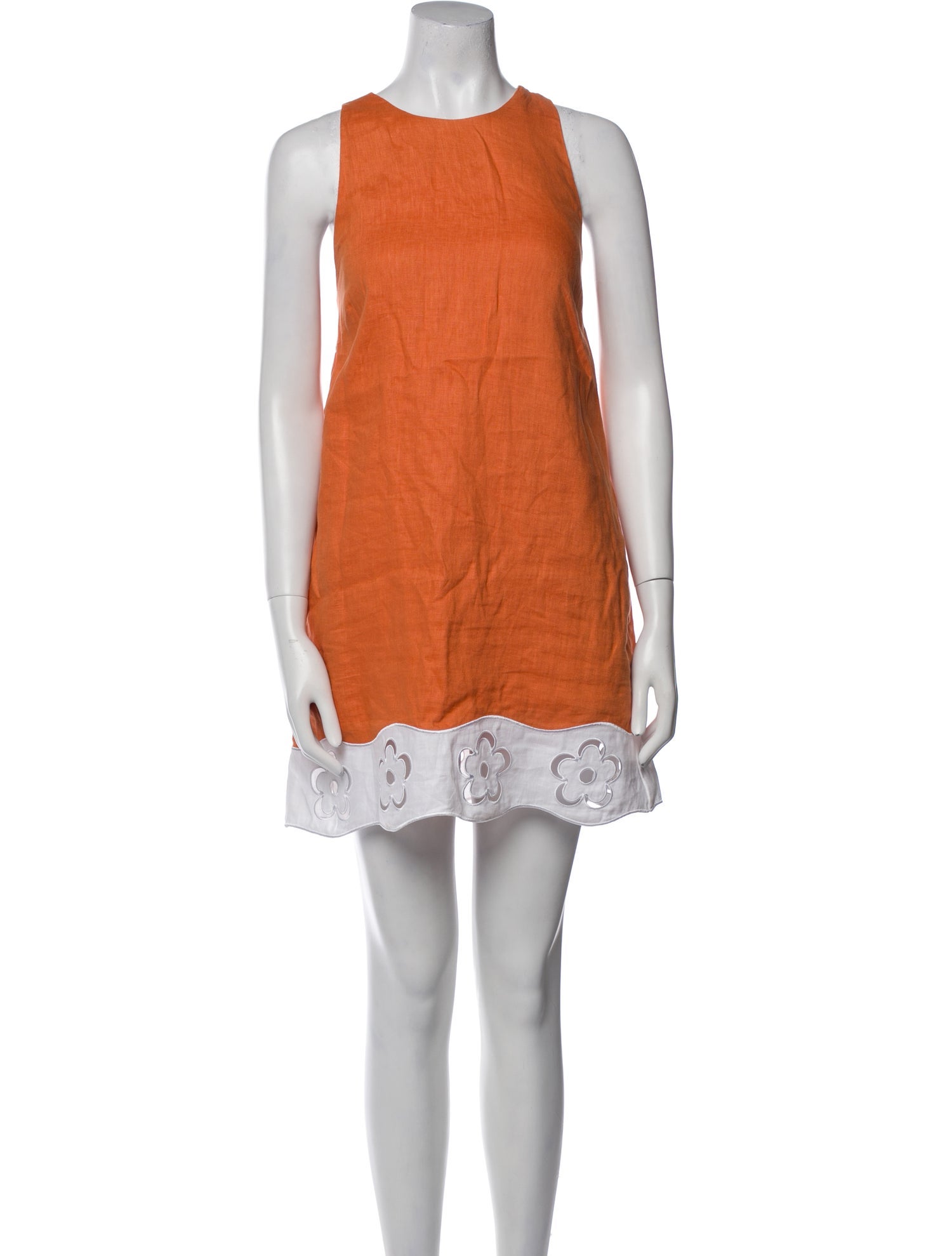 Staud Linen Mini Dress