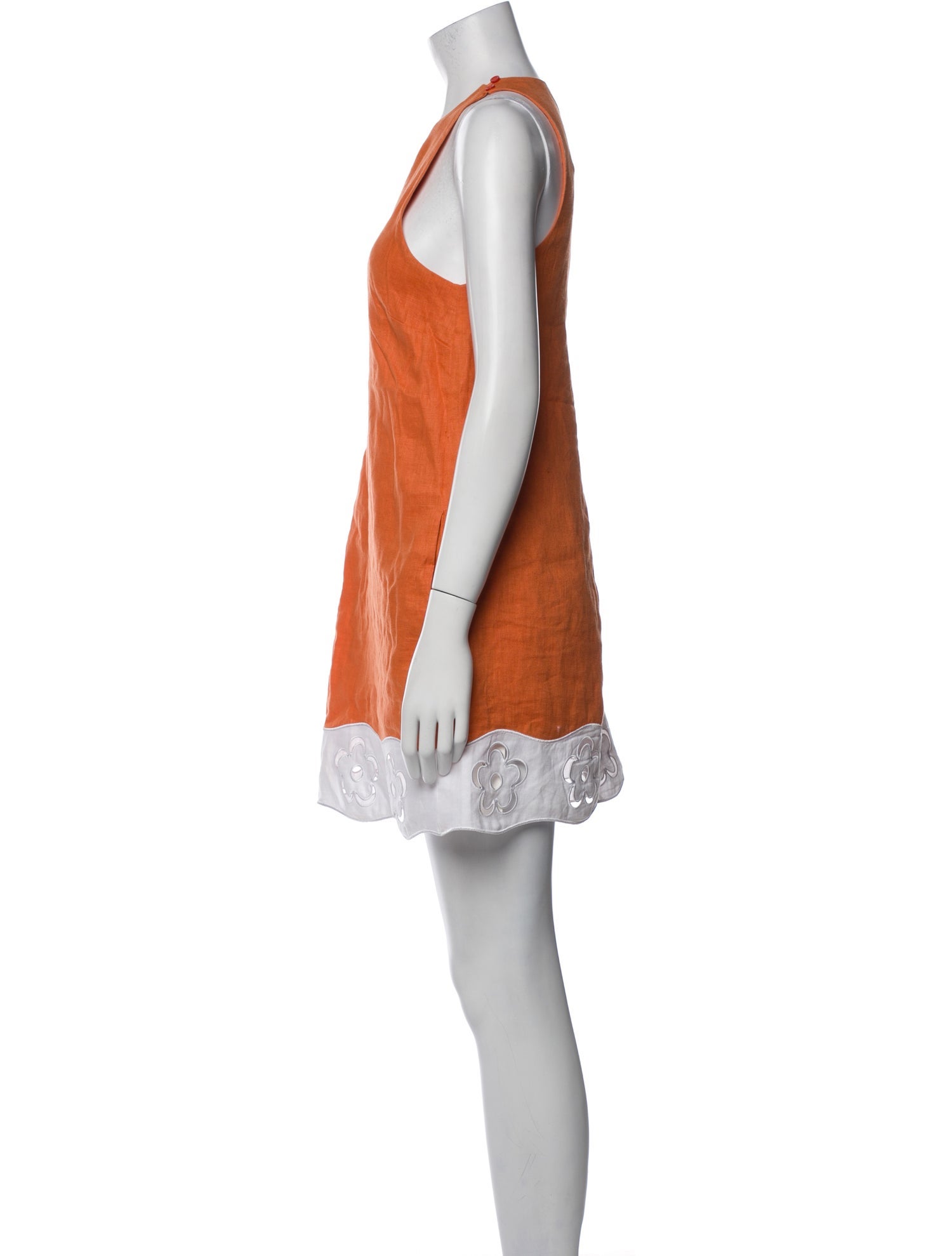 Staud Linen Mini Dress