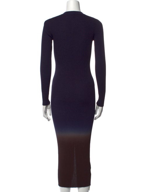 Staud V-Neck Long Dress