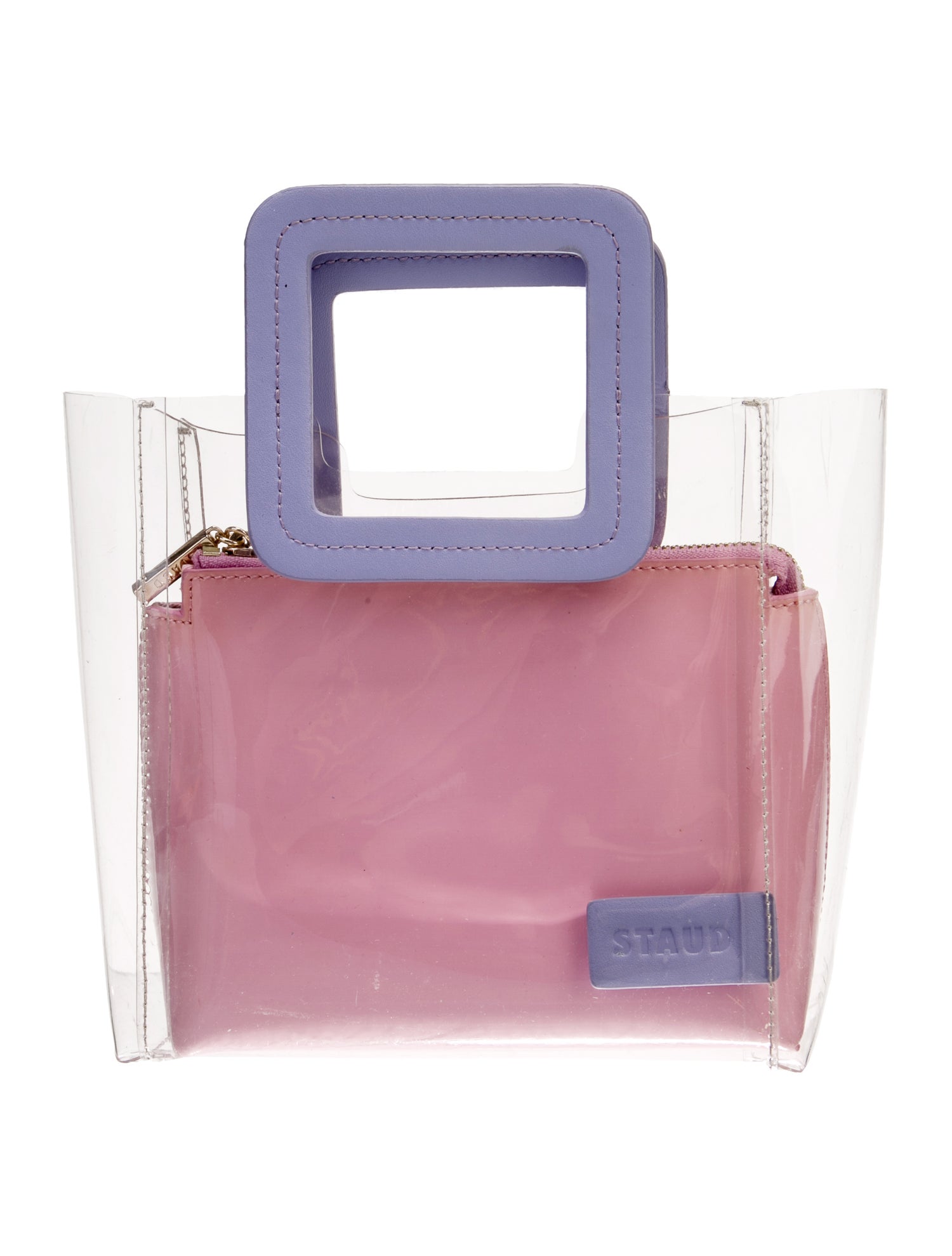 Staud PVC Top Handle Bag