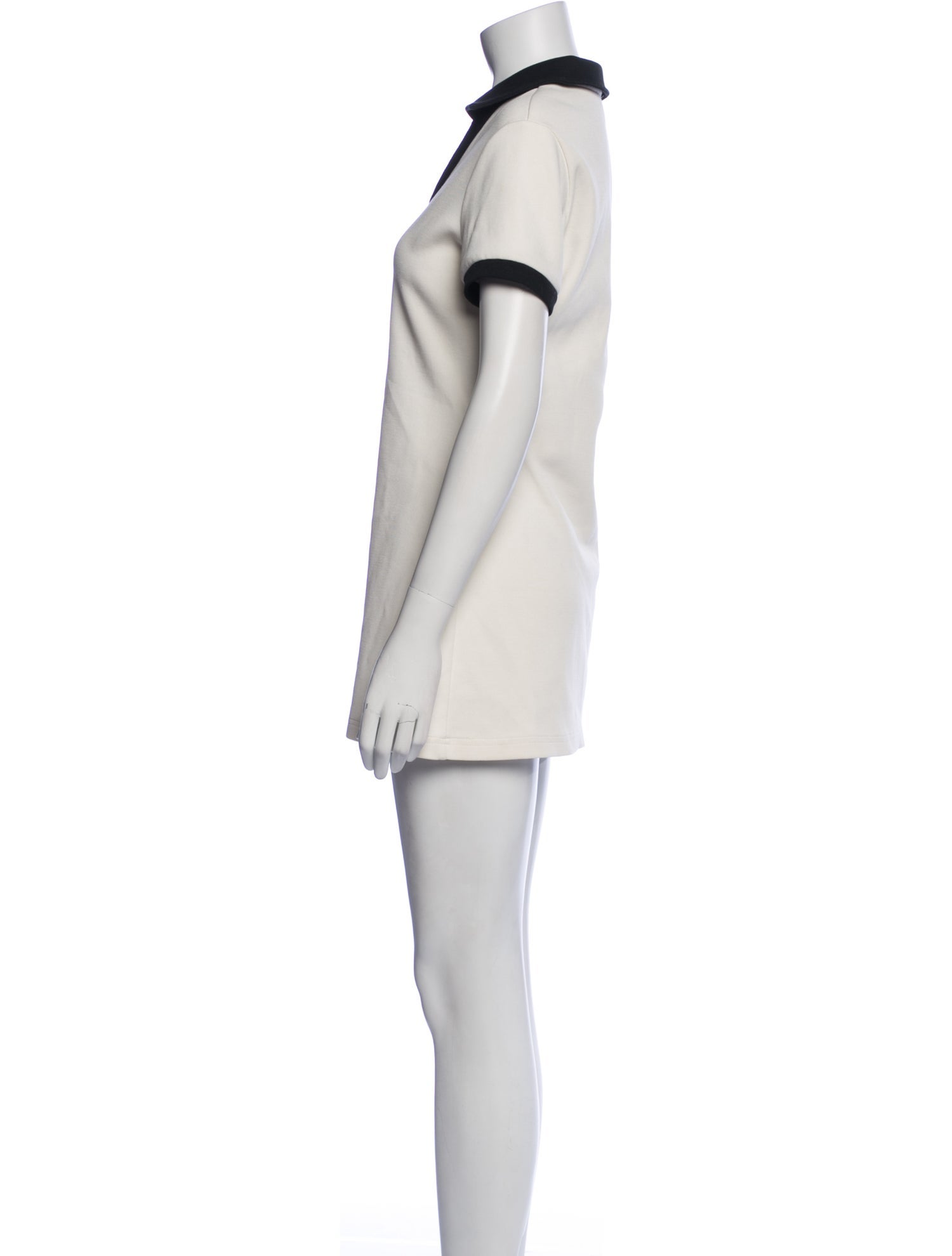 Staud V-Neck Mini Dress