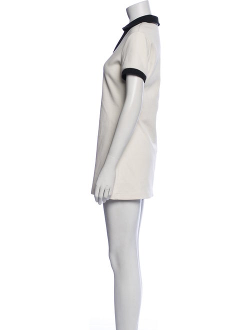 Staud V-Neck Mini Dress