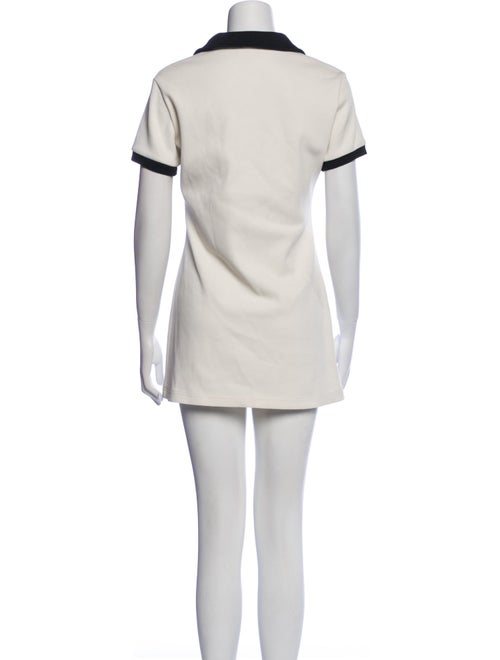 Staud V-Neck Mini Dress