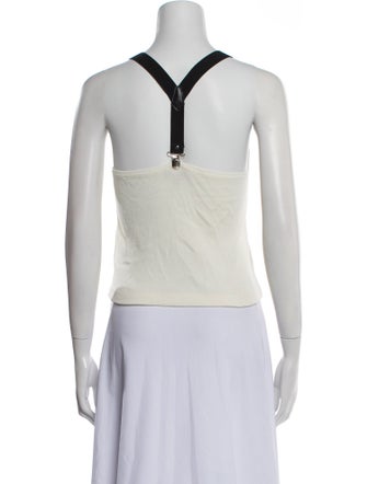 Staud Square Neckline Sleeveless Top