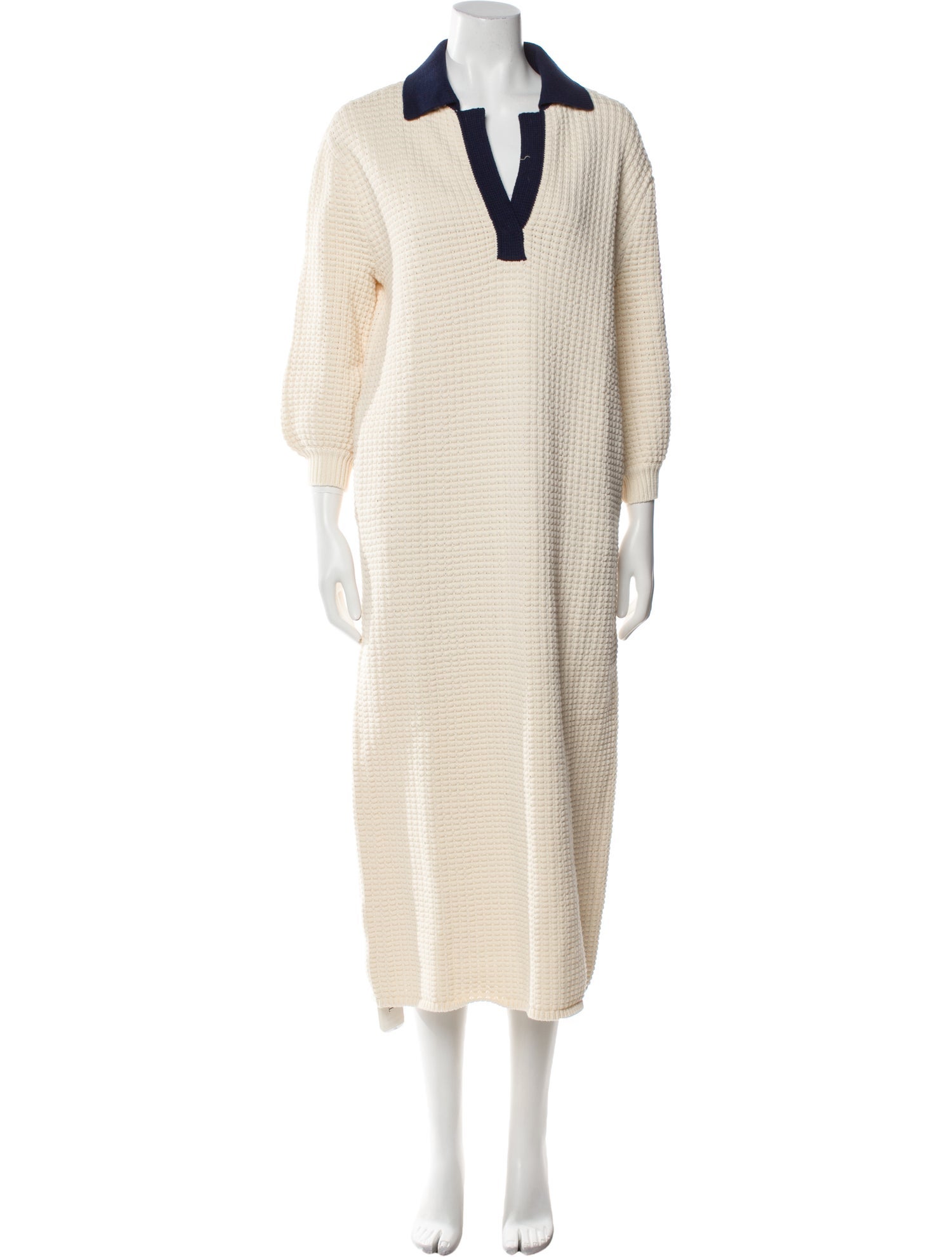 Staud V-Neck Long Dress