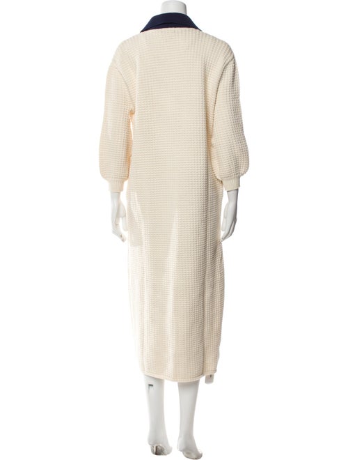 Staud V-Neck Long Dress