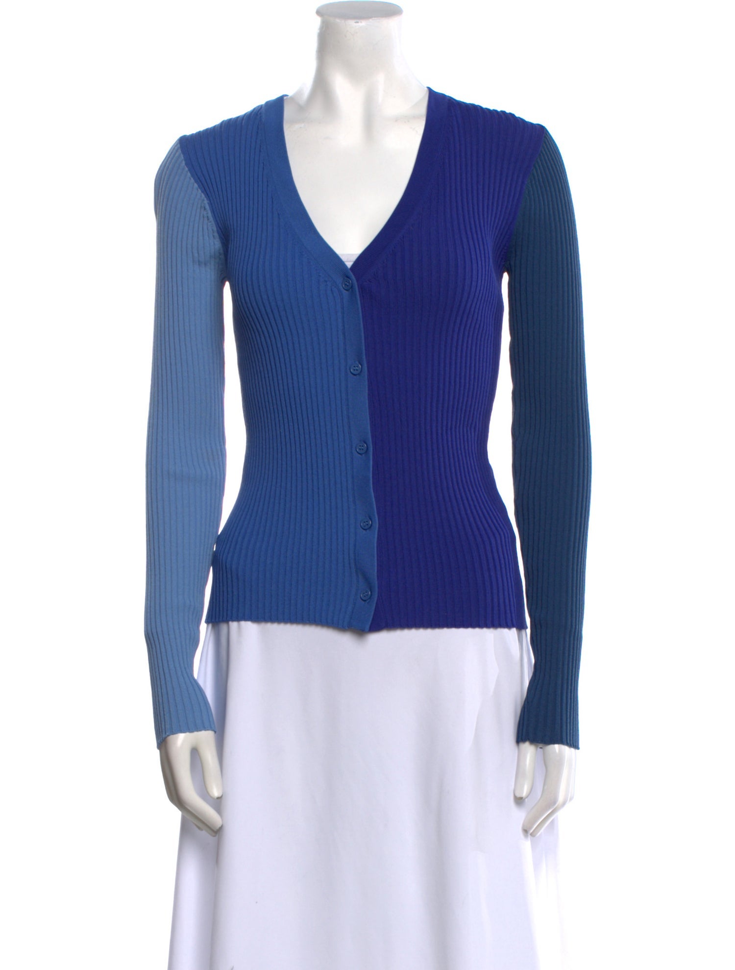 Staud Silk V-Neck Sweater