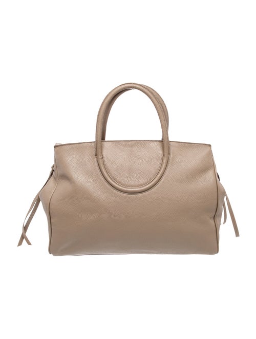 Staud Leather Top Handle Bag